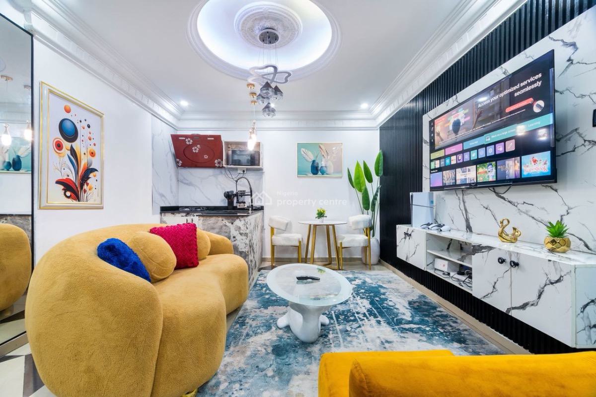 Beautiful 1bedroom Apartment Available for Bookings!!!, Lekki Phase 1, Lekki, Lagos, Flat / Apartment Short Let