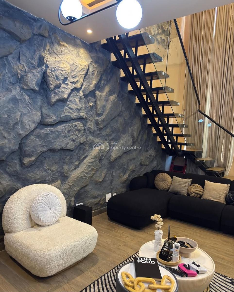 Luxurious 1 Bedroom Duplex Loft, in a Secure Estate with Pool, Lekki Phase 1, Lekki, Lagos, Flat / Apartment Short Let