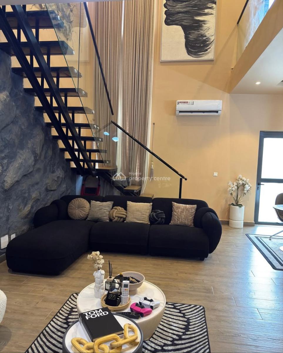 Luxurious 1 Bedroom Duplex Loft, in a Secure Estate with Pool, Lekki Phase 1, Lekki, Lagos, Flat / Apartment Short Let
