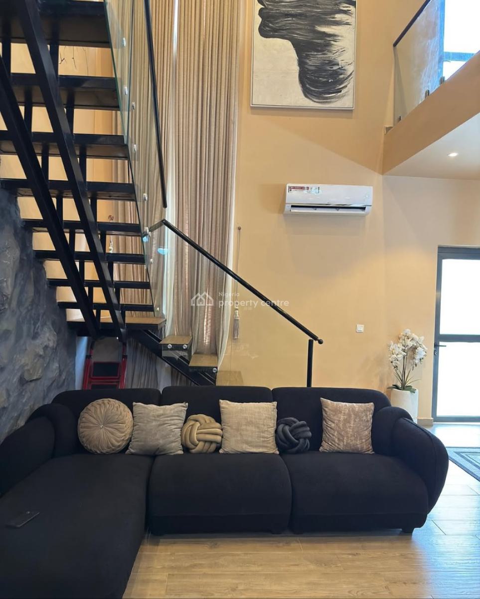 Luxurious 1 Bedroom Duplex Loft, in a Secure Estate with Pool, Lekki Phase 1, Lekki, Lagos, Flat / Apartment Short Let