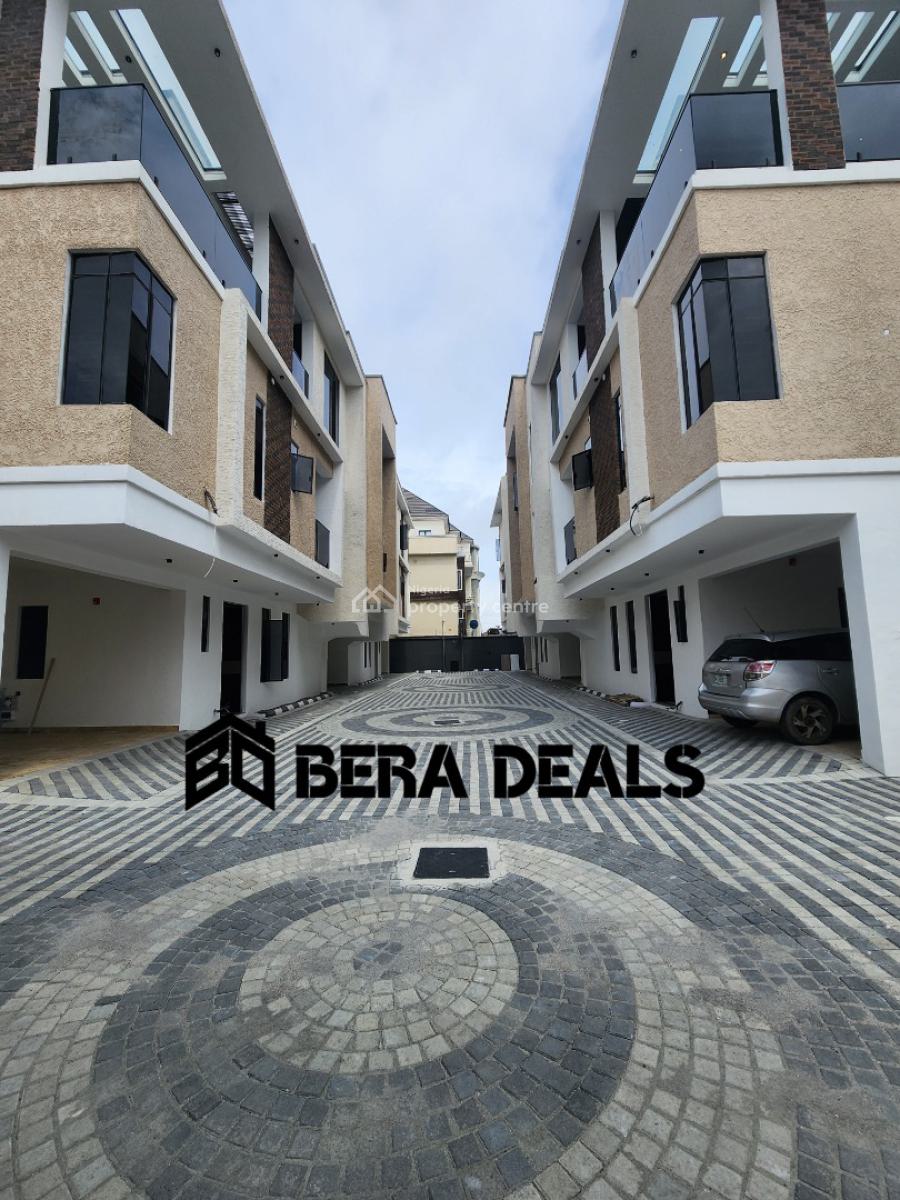 Newly Built Four(4) Bedroom Townhouses with Bqs, Lekki Phase 1, Lekki, Lagos, Terraced Duplex for Sale