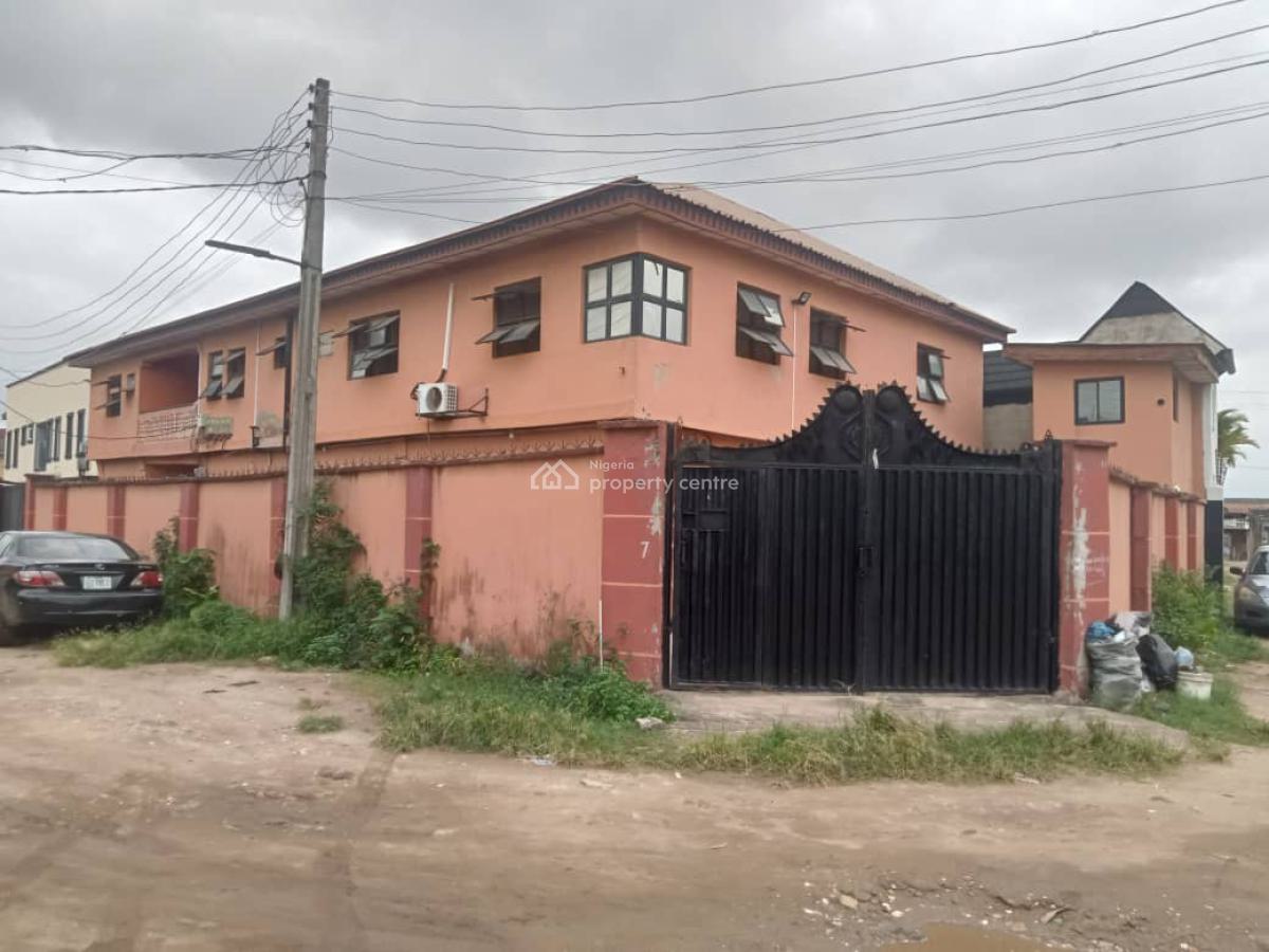 Vacant 4 Flats of 3 Bedroom on Full Plot of Land, Akowonjo, Shasha, Alimosho, Lagos, Block of Flats for Sale