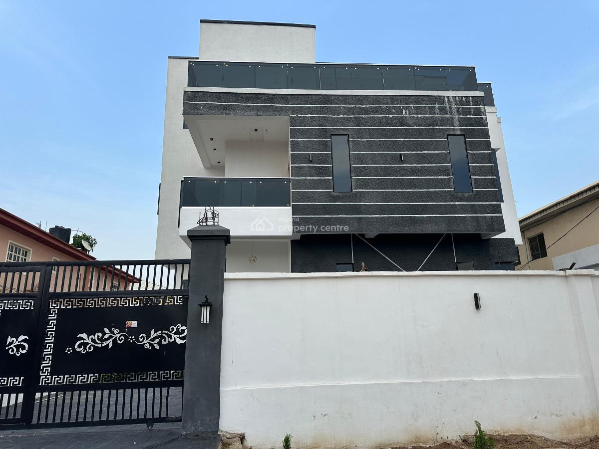 Luxury & Newly Built 5 Bedroom Duplex with a Room Bq, Gra Phase 1, Magodo, Lagos, Semi-detached Duplex for Rent