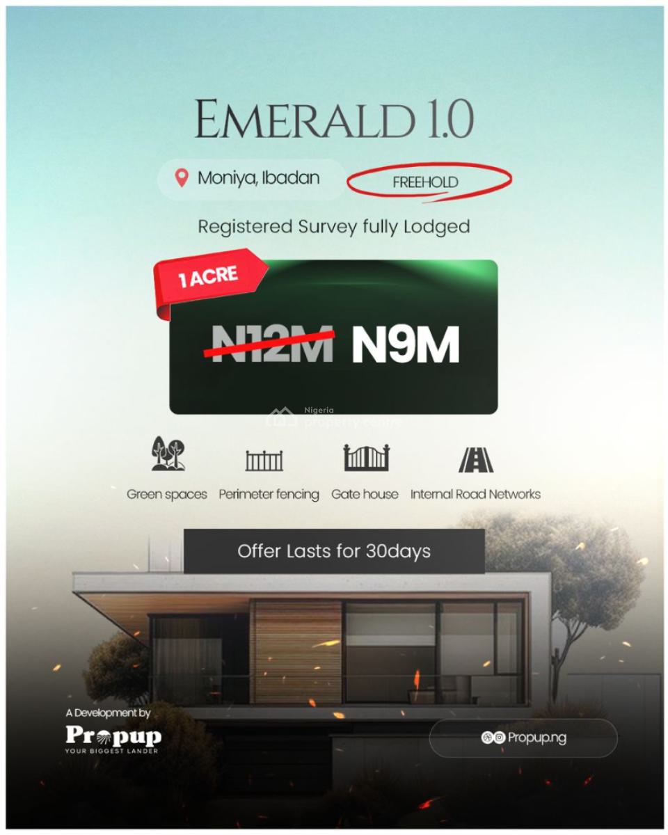 Most Desired Land Parcels at Pocket-friendly Prices, Moniya, Ibadan, Oyo, Residential Land for Sale