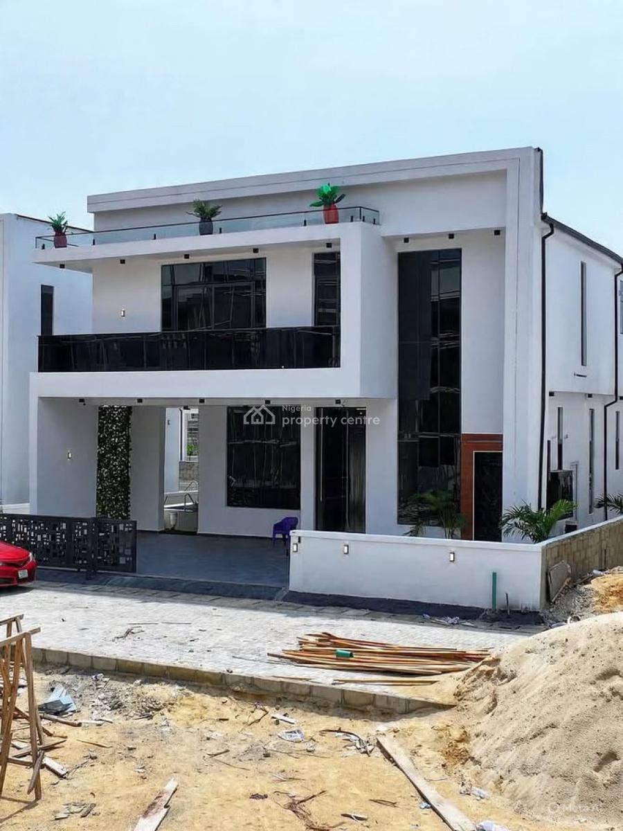 Newly Built 5 Bedroom Detached Duplex with Pool, Elevator and Bq, 2nd Toll Gate, Lekki, Lagos, Detached Duplex for Sale