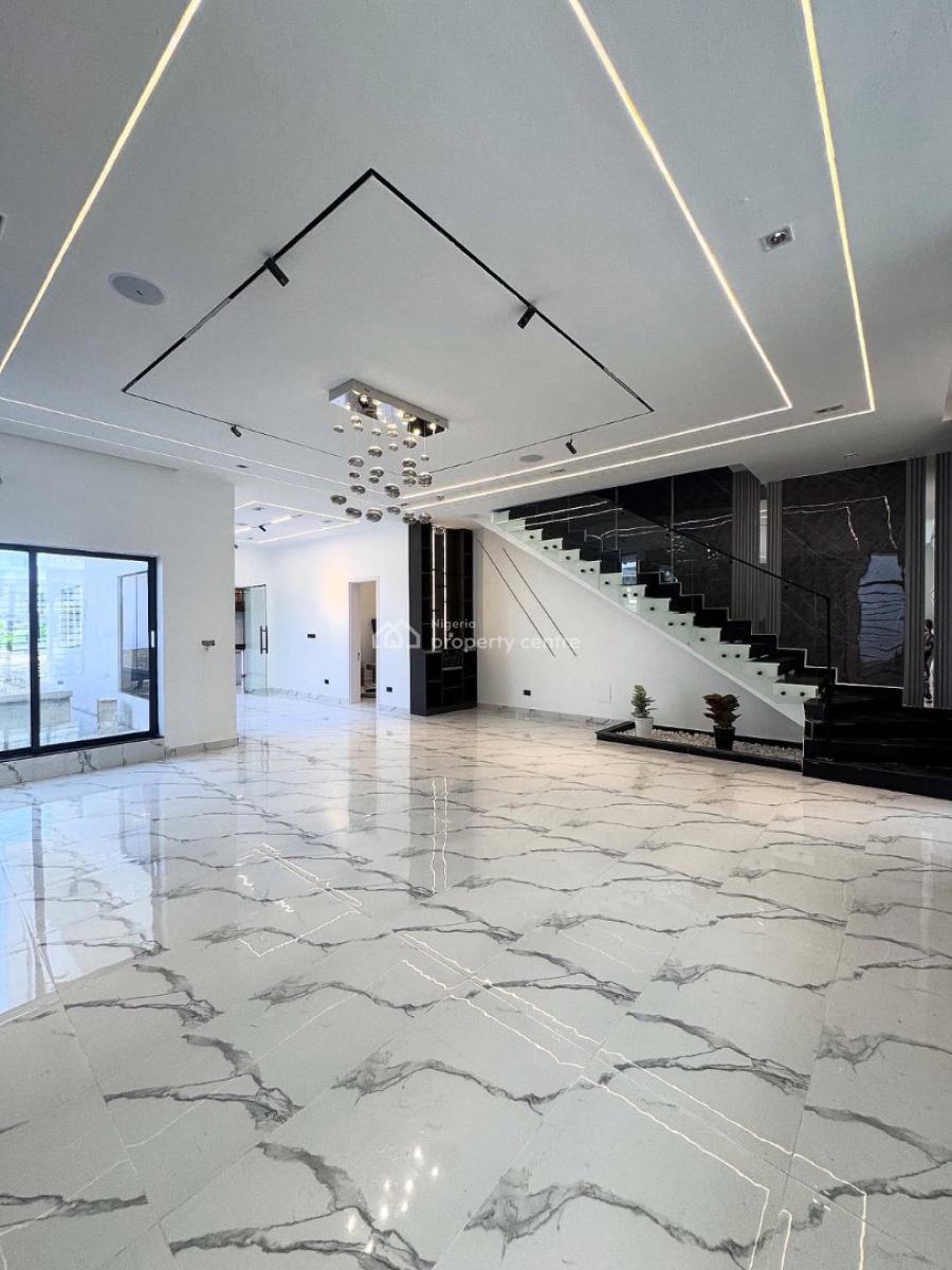 Newly Built 5 Bedroom Detached Duplex with Pool, Elevator and Bq, 2nd Toll Gate, Lekki, Lagos, Detached Duplex for Sale