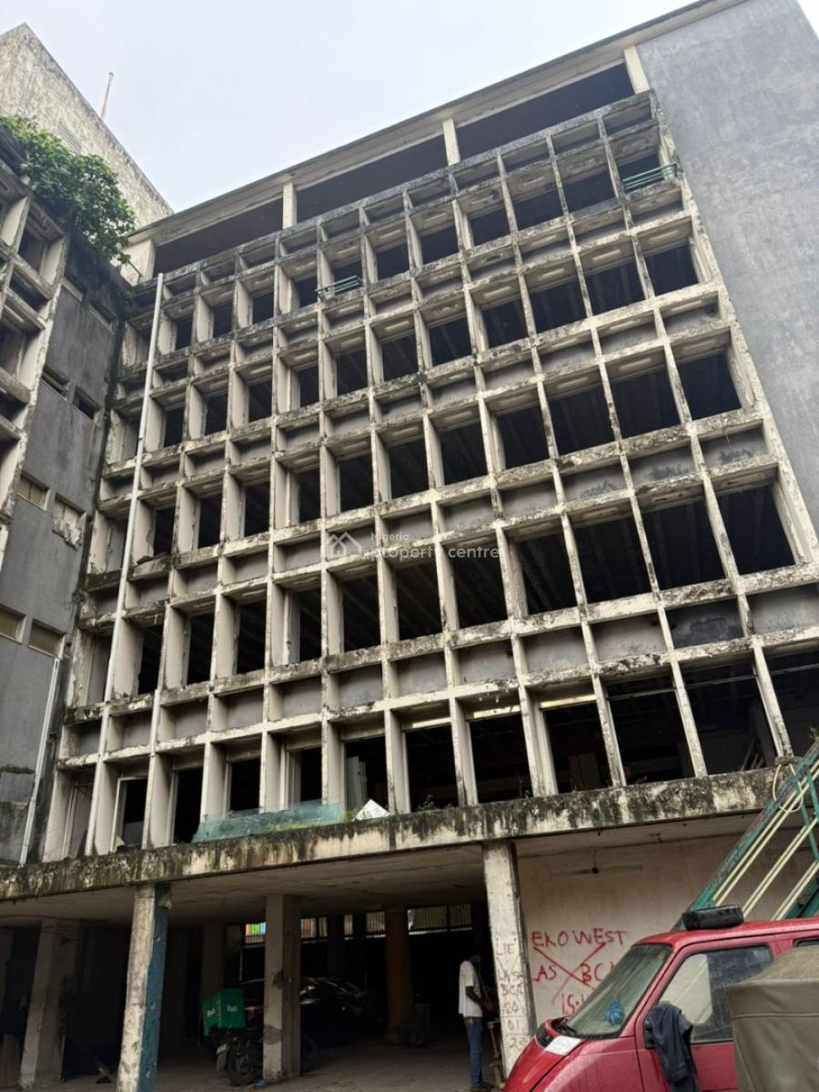 Six-floor Commercial Building with Rooftop & Redevelopment Potential, Broad Street, Lagos Island, Lagos, Plaza / Complex / Mall for Sale