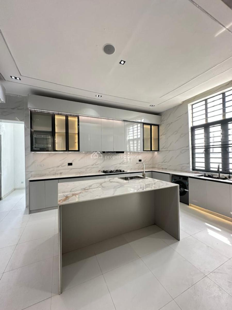 Aesthetic Luxury 5 Bedroom Detached Duplex with a Swimming Pool, Chevron, Lekki, Lagos, Detached Duplex for Sale