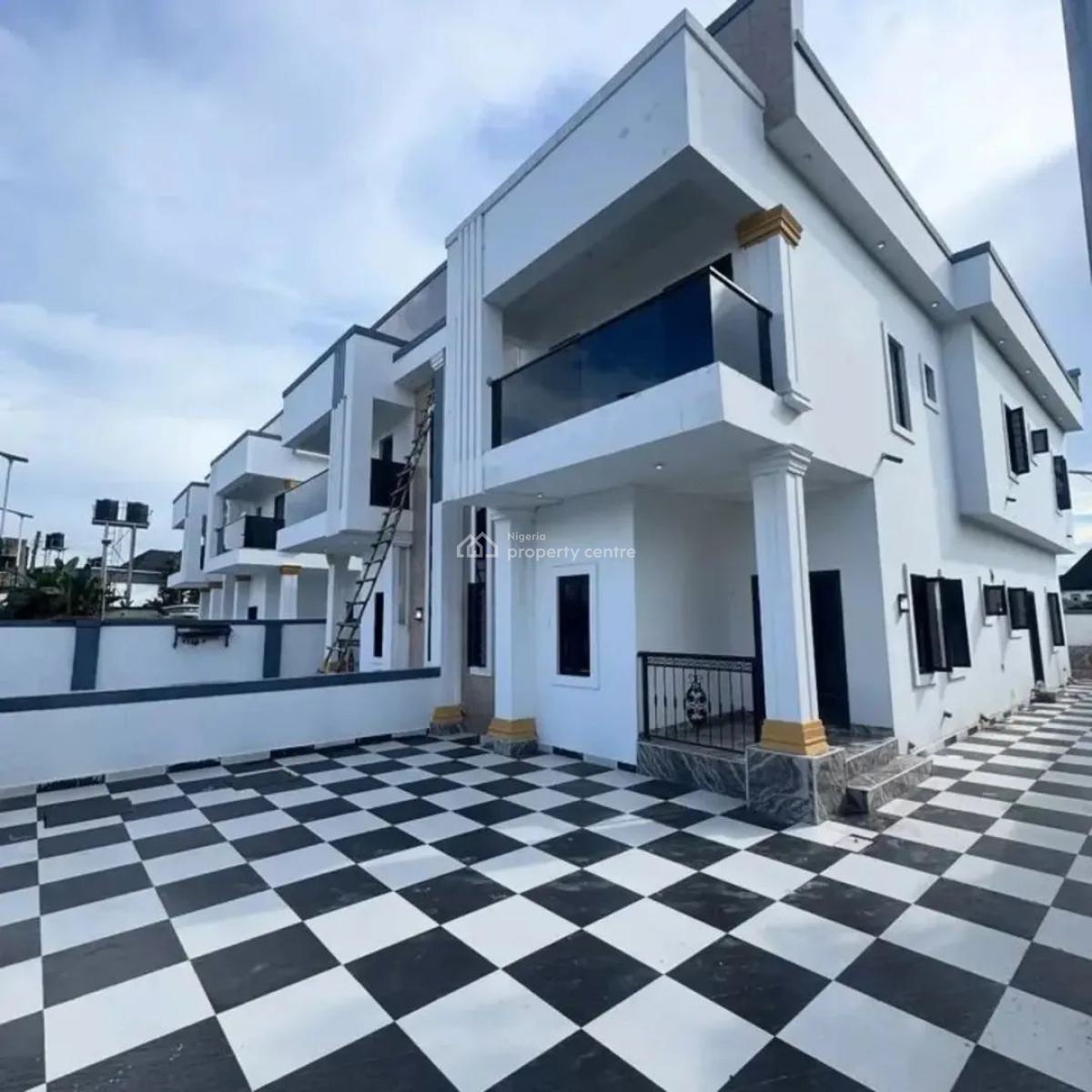 Semi Furnished 4 Bedrooms Duplex, Shell Cooperative Estate, Eliozu - Eneka Link Road, Port Harcourt, Rivers, Semi-detached Duplex for Sale