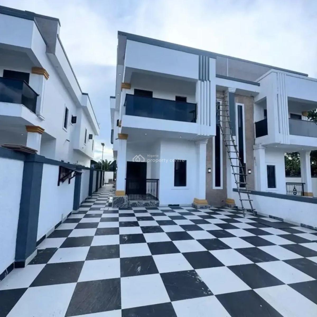 Semi Furnished 4 Bedrooms Duplex, Shell Cooperative Estate, Eliozu - Eneka Link Road, Port Harcourt, Rivers, Semi-detached Duplex for Sale