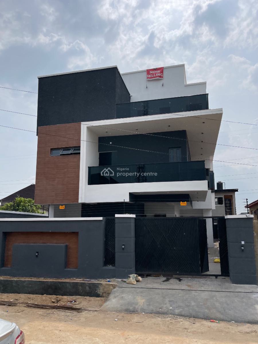 Smartly Newly Built 5 Bedroom Detached Duplex with Cinema, Majestically Built Home with Cinema, Terrace in a Secured Location, Gra Phase 1, Magodo, Lagos, Detached Duplex for Sale