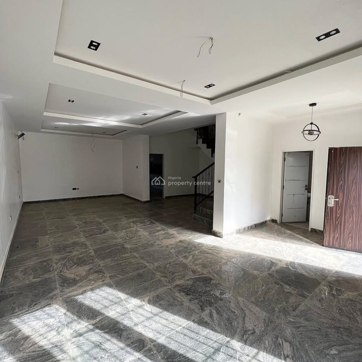 New Listing. Newly Built 4 Bedrooms Terrace with 1 Room Boys Quarters, Kado, Abuja, Terraced Duplex for Sale