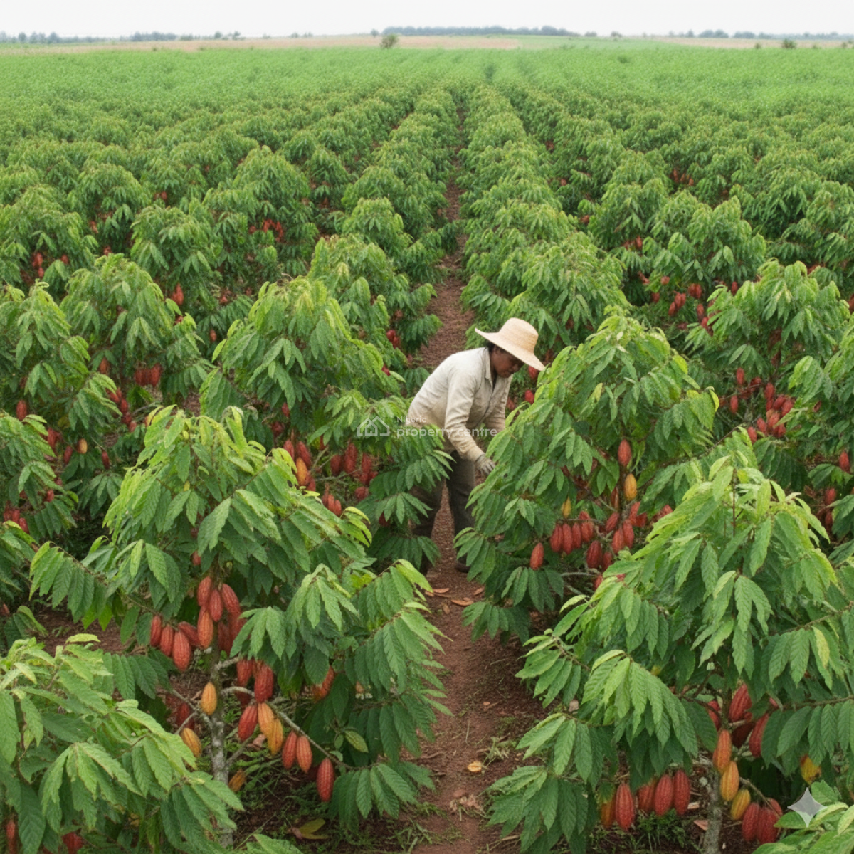 Acres and Hectares of Cocoa Farm Land with C of O, Ado-awaye, Iseyin, Ibadan, Oyo, Land for Sale