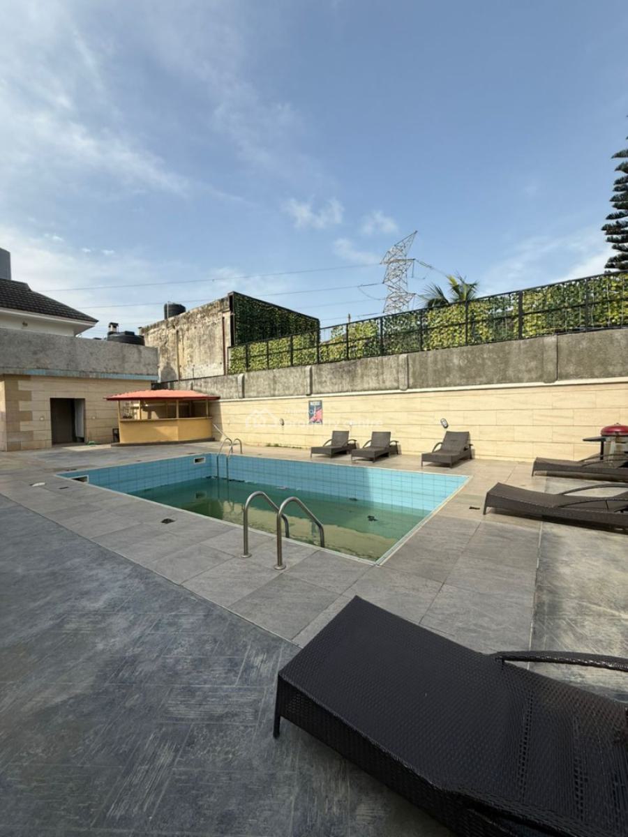 Fully Furnished 16 Rooms Guest House with Pool & Ample Parking Space, Oniru, Victoria Island (vi), Lagos, Hotel / Guest House for Rent