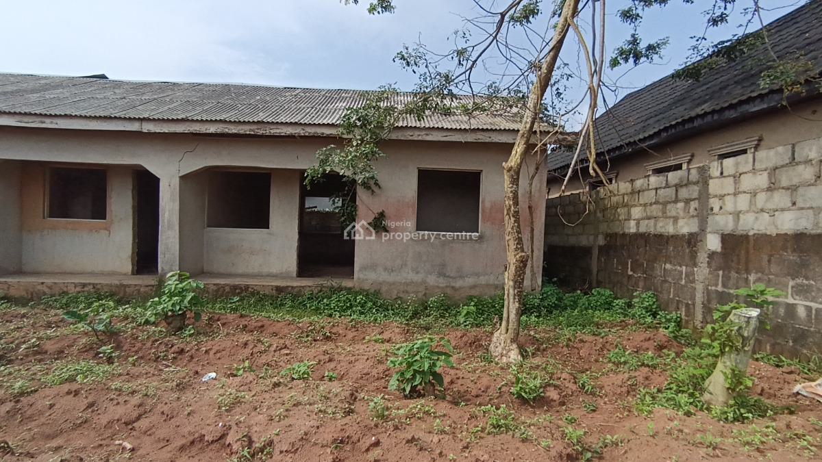 2 Nos of Room and Parlour Self Contained Fully Setback on a Full Plot, Ado-odo/ota, Ogun, Detached Bungalow for Sale