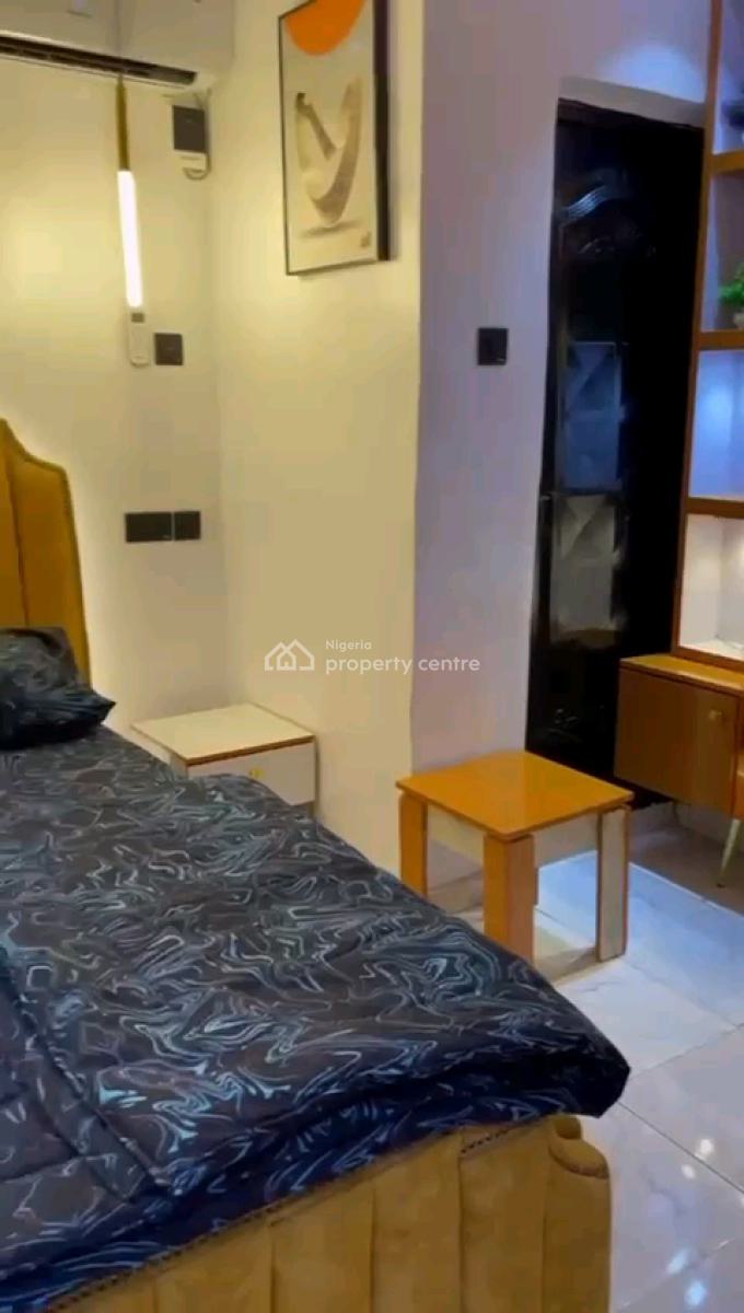 a Fully Furnished and Spacious Studio Apartment, Upstairs, Off Pedro Road, Shomolu, Lagos, Self Contain (single Rooms) for Rent