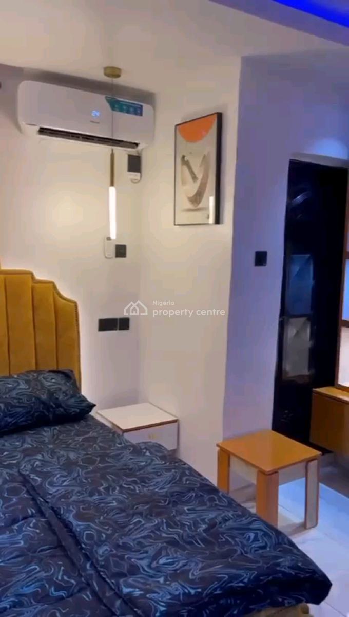 a Fully Furnished and Spacious Studio Apartment, Upstairs, Off Pedro Road, Shomolu, Lagos, Self Contain (single Rooms) for Rent