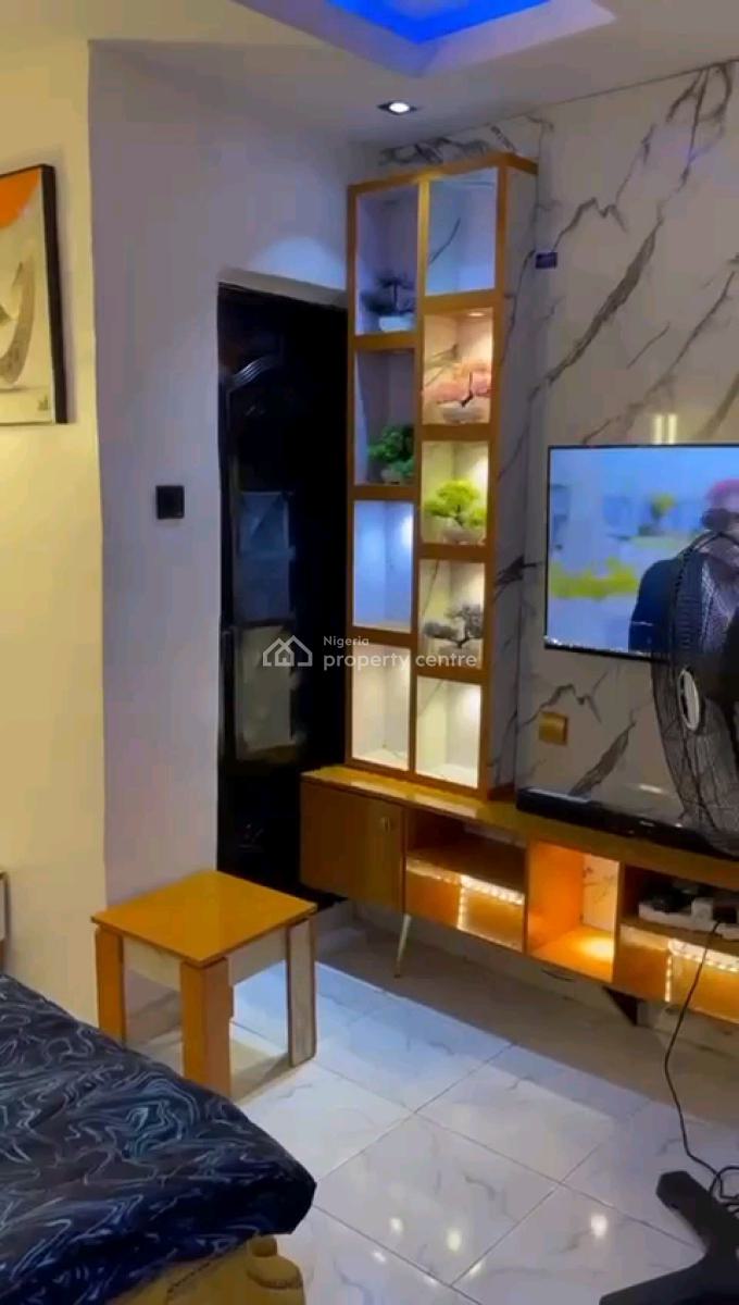 a Fully Furnished and Spacious Studio Apartment, Upstairs, Off Pedro Road, Shomolu, Lagos, Self Contain (single Rooms) for Rent