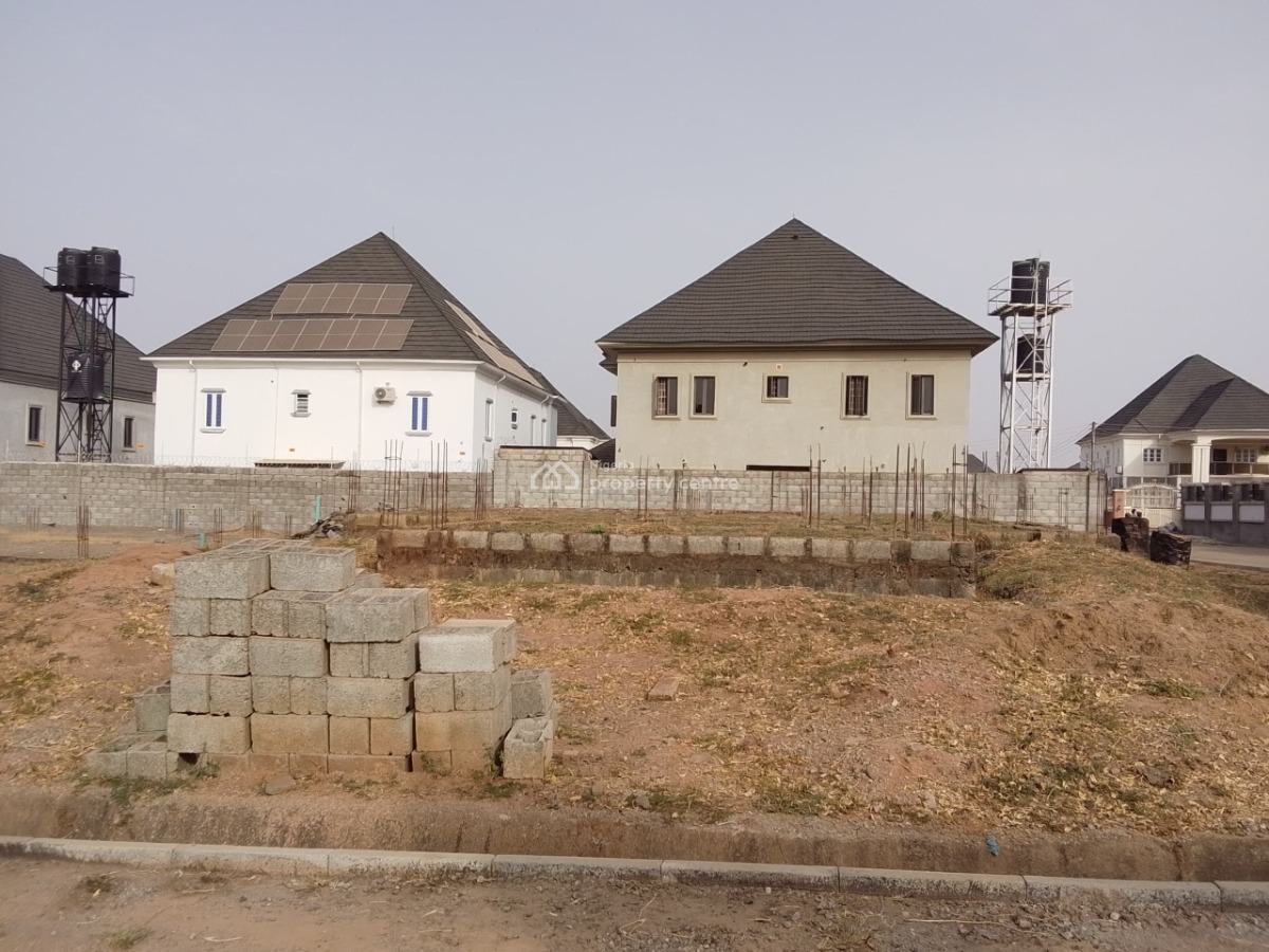 Distress 800sqm  Estate Land with a Dpc for a Fully Detached Duplex, Sungold Estate, Galadimawa, Abuja, Residential Land for Sale