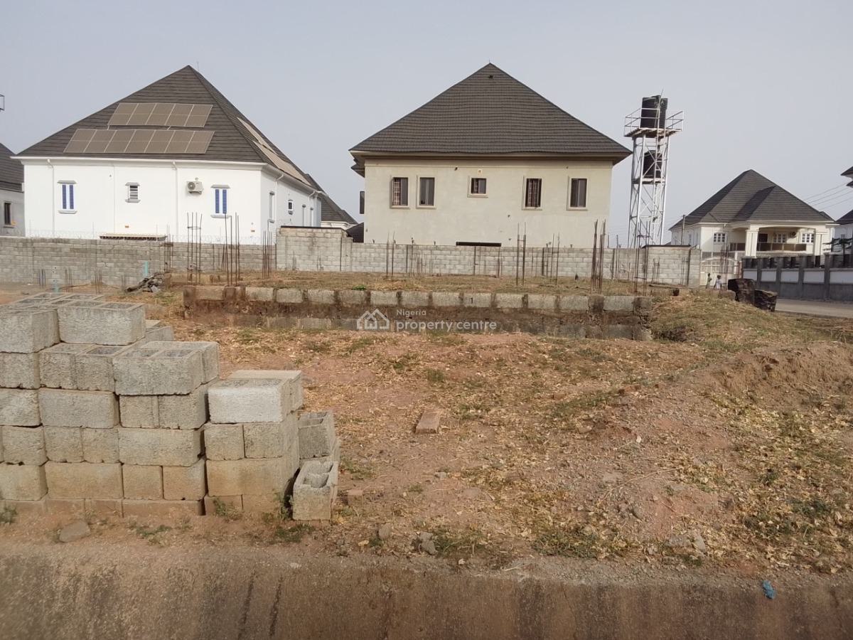 Distress 800sqm  Estate Land with a Dpc for a Fully Detached Duplex, Sungold Estate, Galadimawa, Abuja, Residential Land for Sale