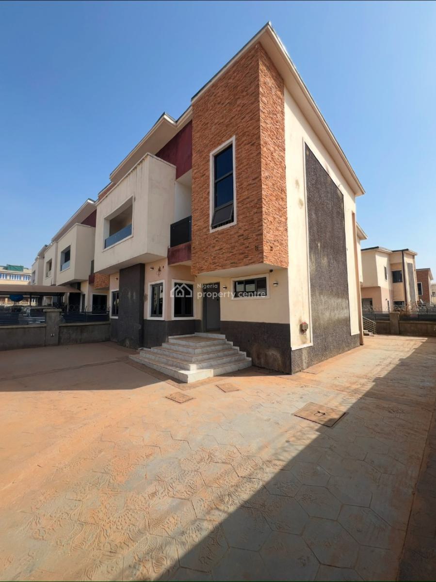 Brand New 4 Bedroom Duplex with En-suite Bq, Apo, Abuja, Semi-detached Duplex for Sale
