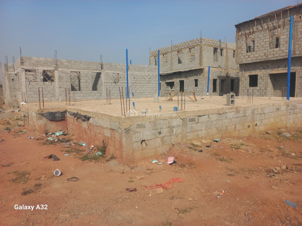 Estate Land with a Dpc for a Duplex and Bq, Opposite Gaat International School, Gaduwa, Abuja, Residential Land for Sale
