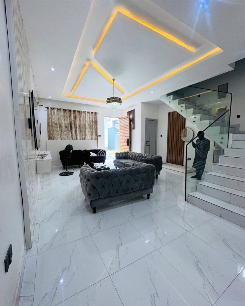 Architectural Masterpiece -- 4-bedroom Terrace Duplex, Opebi, Ikeja, Lagos, Terraced Duplex for Sale