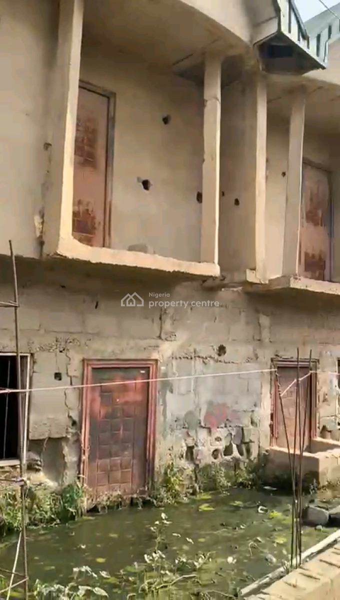 Demolishable Storey Building Sitting on a Land Measuring 730 Sqm, Taodak Estate, Ifako, Gbagada, Lagos, Mixed-use Land for Sale