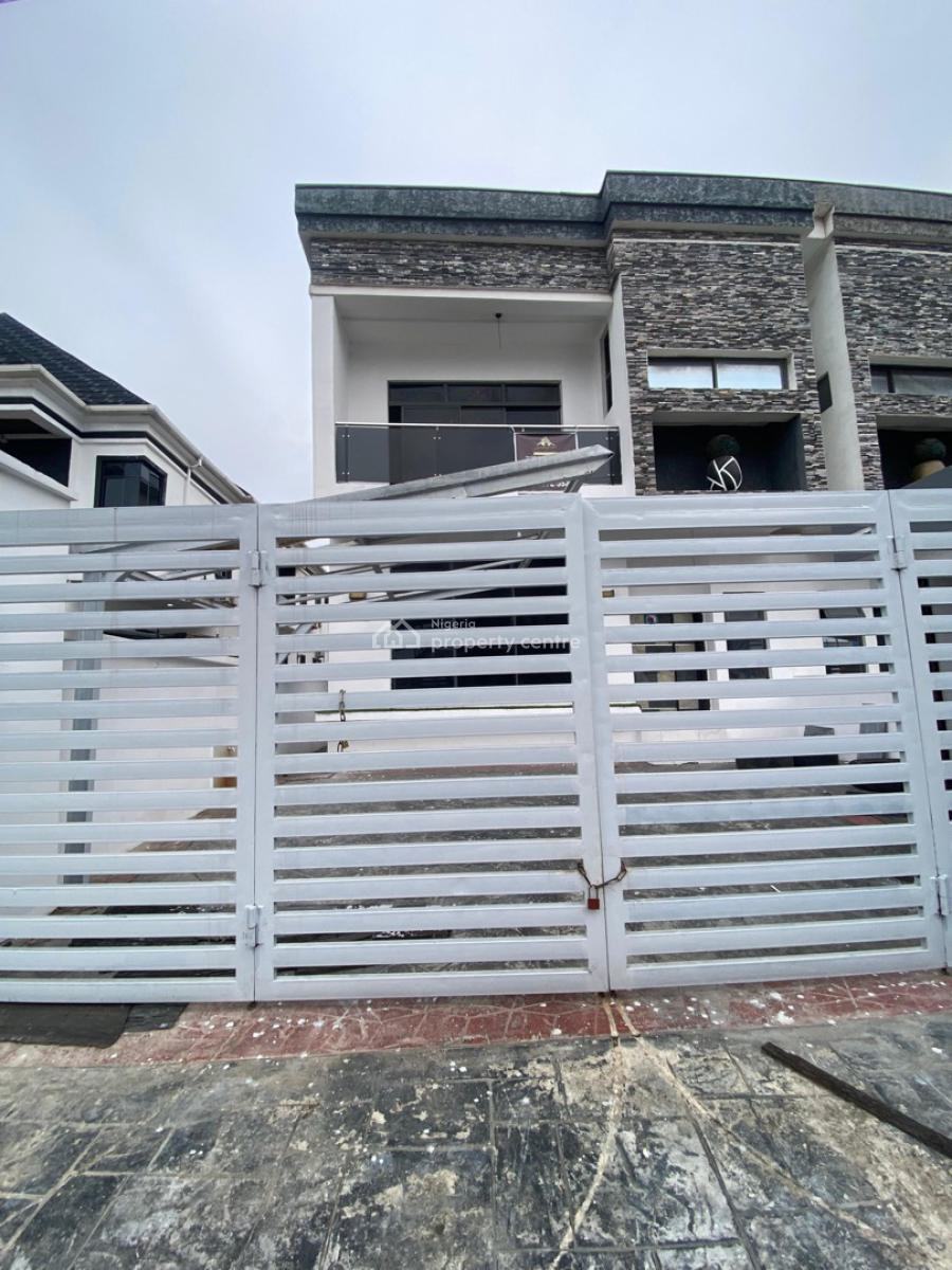 4 Bedroom Semi Detached Duplex with Bq, Ikota, Lekki, Lagos, Semi-detached Duplex for Sale