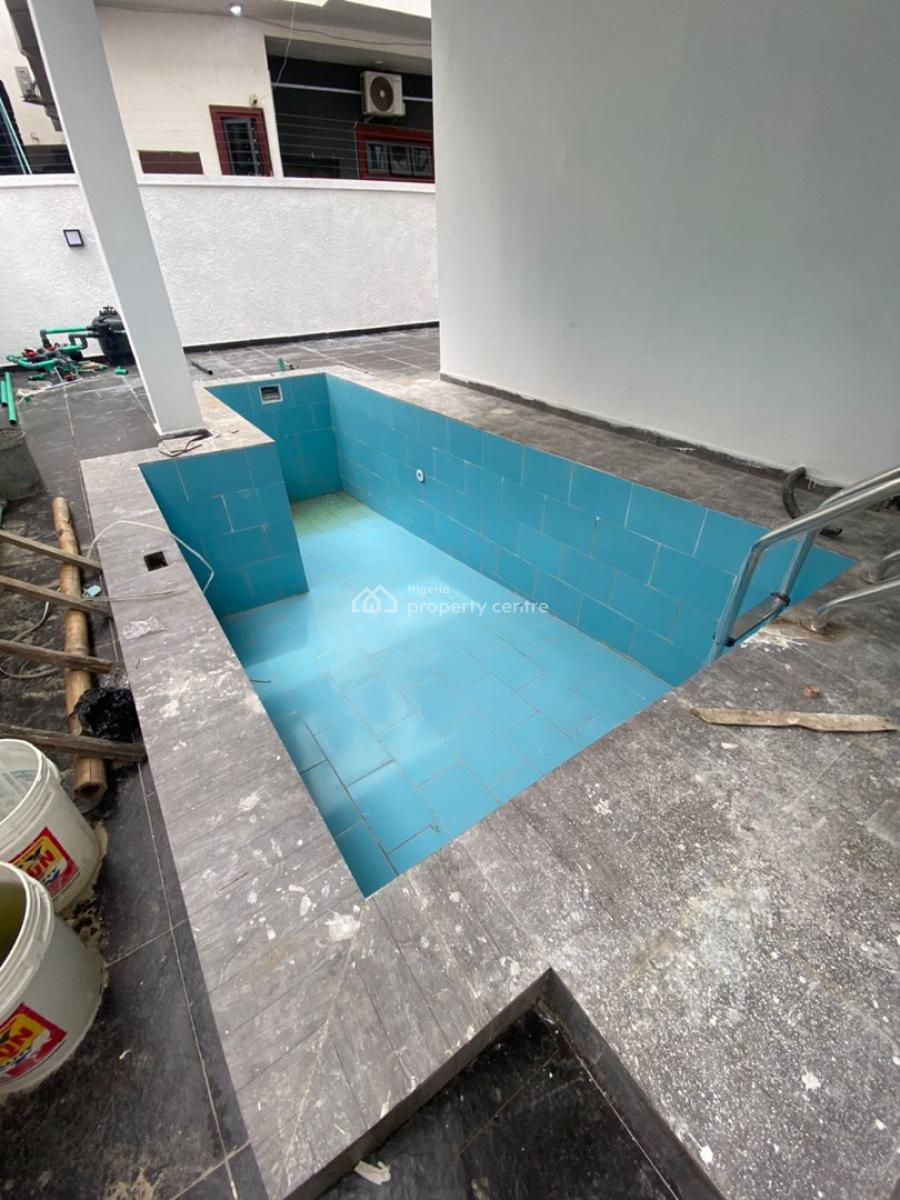 5 Bedroom Fully Detached Duplex with Bq, Pool, Ikota, Lekki, Lagos, Detached Duplex for Sale