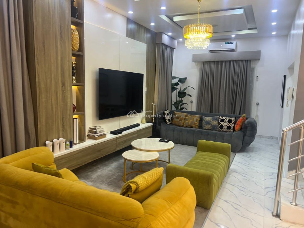 Fully Furnished 3 Bedrooms + Wash Room + Game Room, Off Spg Road, Ologolo, Lekki, Lagos, Semi-detached Duplex for Rent