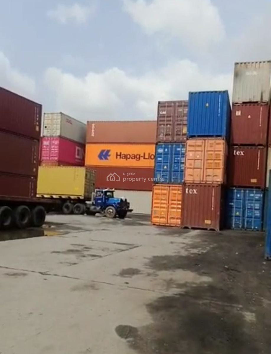 Functional Container Terminal on 1 Acre, Amuwo Odofin, Lagos, Commercial Property for Sale