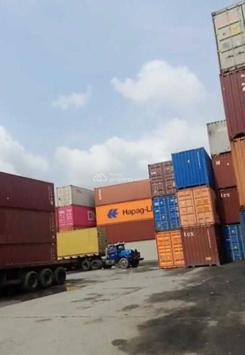 Functional Container Terminal on 1 Acre, Amuwo Odofin, Lagos, Commercial Property for Sale