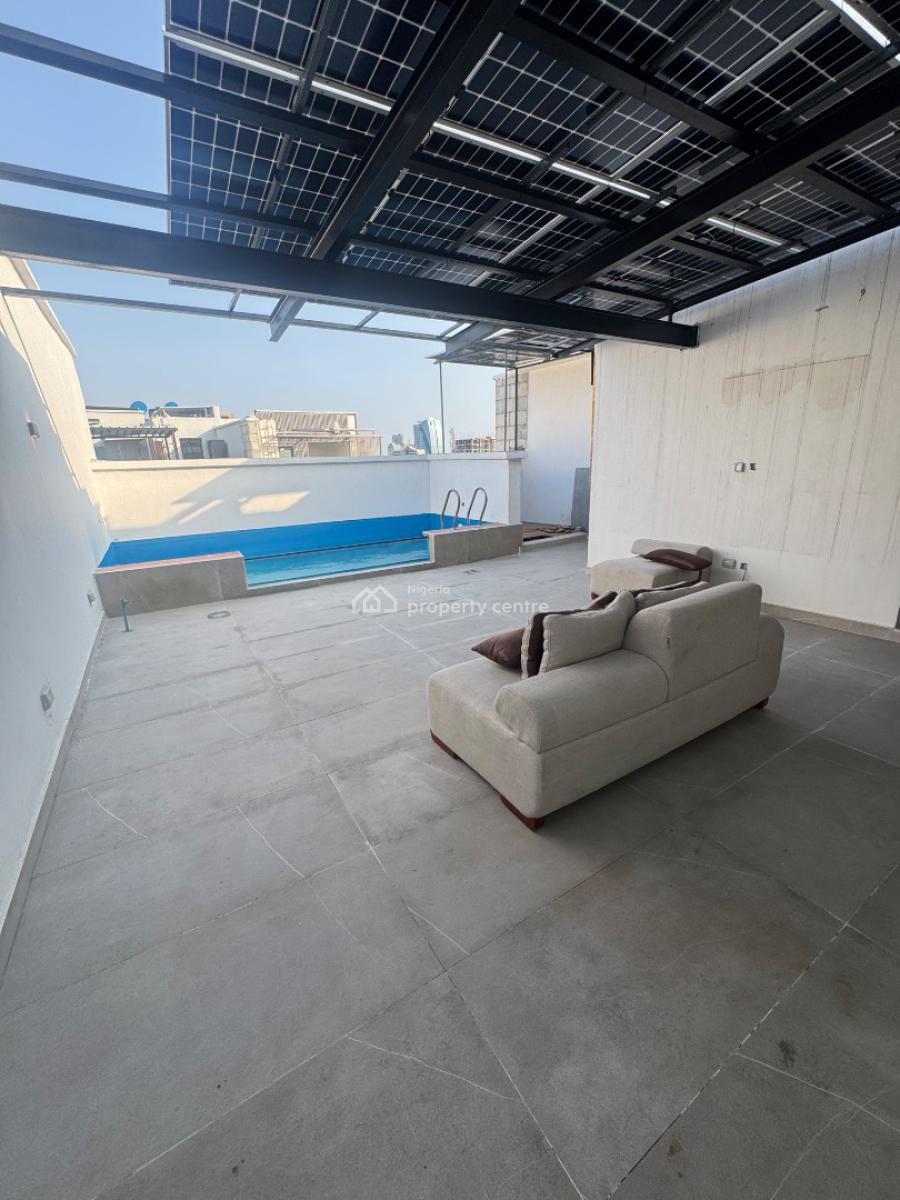 Luxury 4 Bedroom Terrace with Rooftop Pool, Private Gym and Study, Ikoyi, Lagos, Terraced Duplex for Sale