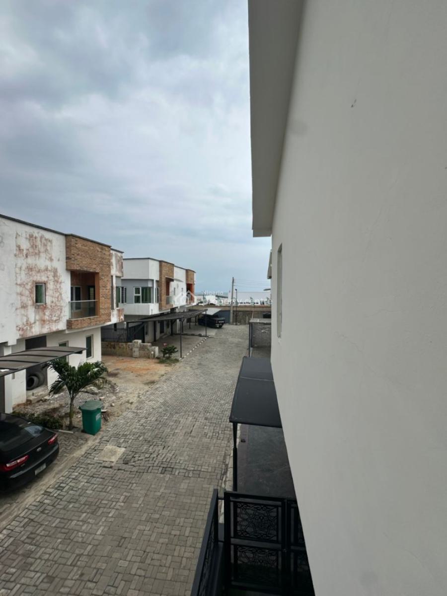 4 Bedroom Terrace Corner Piece, Cyberville Estate, Lekki, Lagos, House for Rent