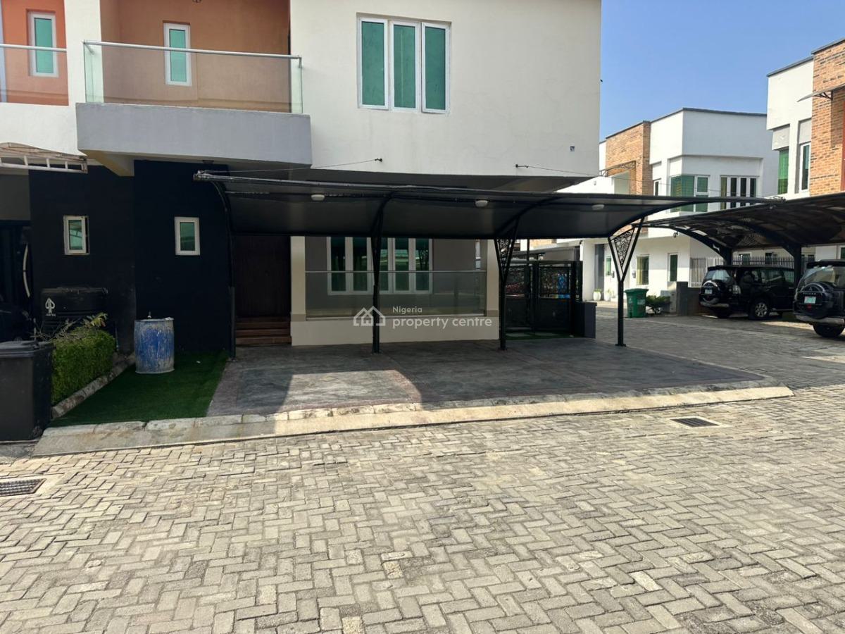 4 Bedroom Terrace Corner Piece, Cyberville Estate, Lekki, Lagos, House for Rent