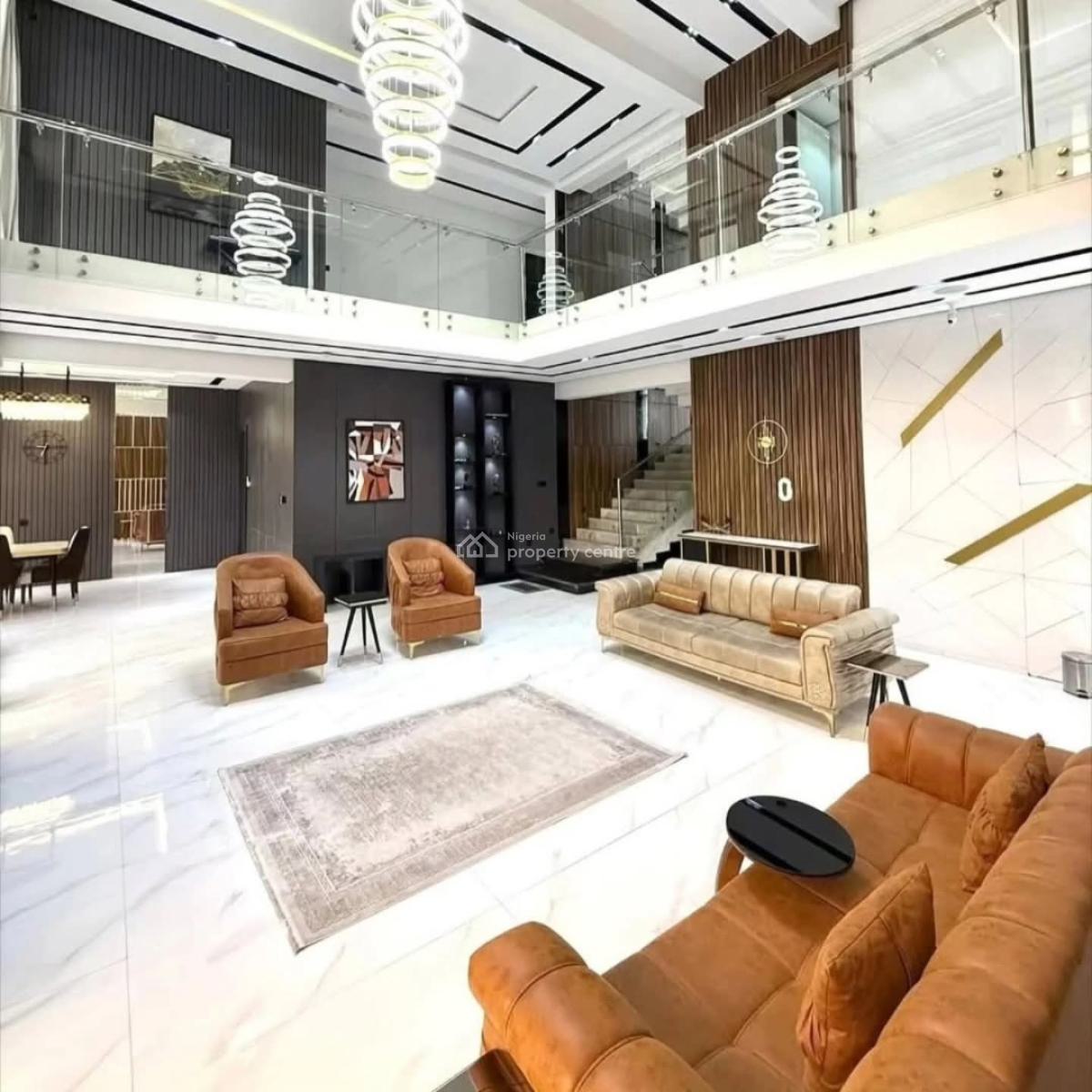 Newly Built Smart 5 Bedrooms Fully Detached Duplex with Swimming Pool, Dawaki, Gwarinpa, Abuja, Detached Duplex for Sale