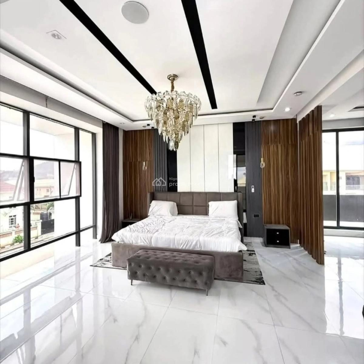 Newly Built Smart 5 Bedrooms Fully Detached Duplex with Swimming Pool, Dawaki, Gwarinpa, Abuja, Detached Duplex for Sale