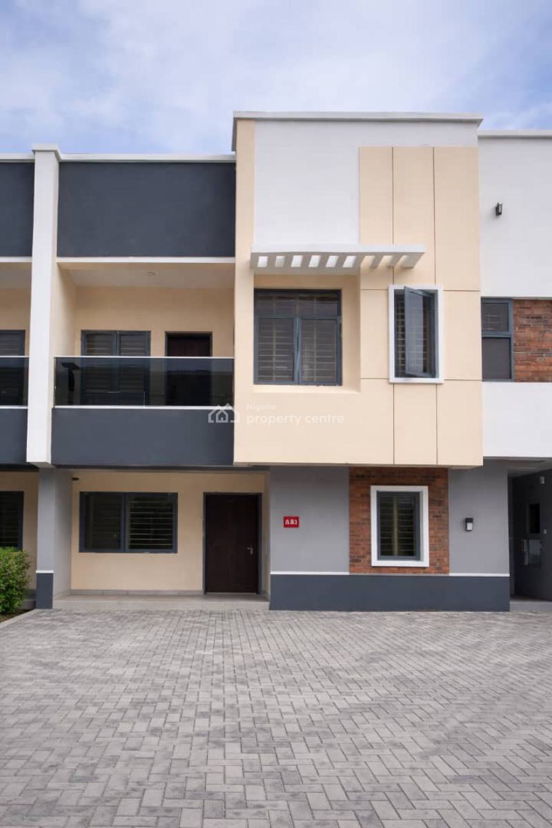 4 Bedrooms Terraced Duplex with Bq, 2nd Toll Gate, Lekki Conservation, Lekki, Lagos, Terraced Duplex for Rent