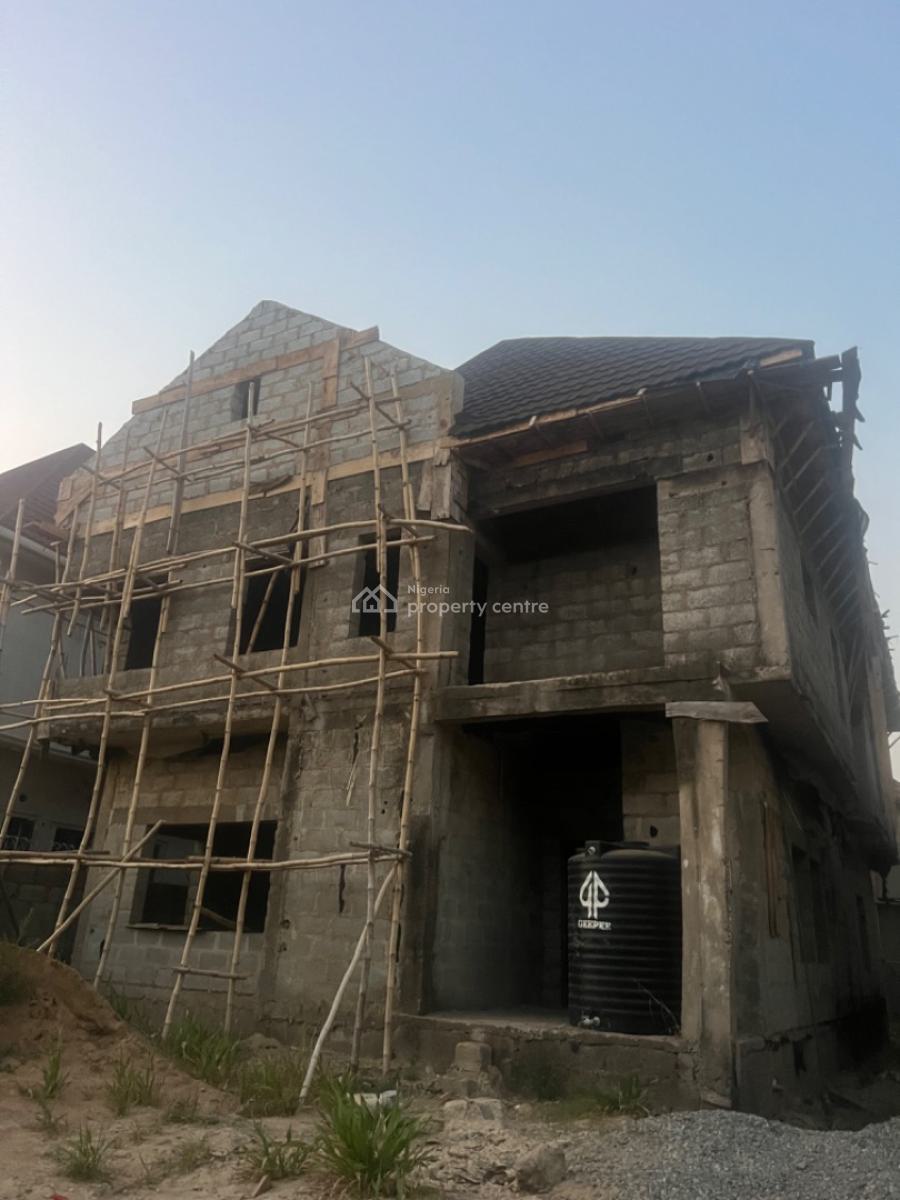 5-bedroom Duplex Carcass, Nut Axis, Lugbe District, Abuja, Detached Duplex for Sale
