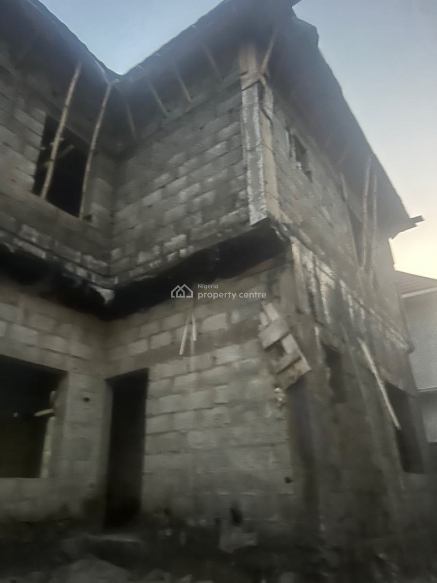 5-bedroom Duplex Carcass, Nut Axis, Lugbe District, Abuja, Detached Duplex for Sale