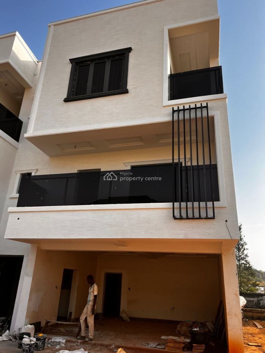 4 Bedroom with Bq, Guzape District, Abuja, Terraced Duplex for Sale