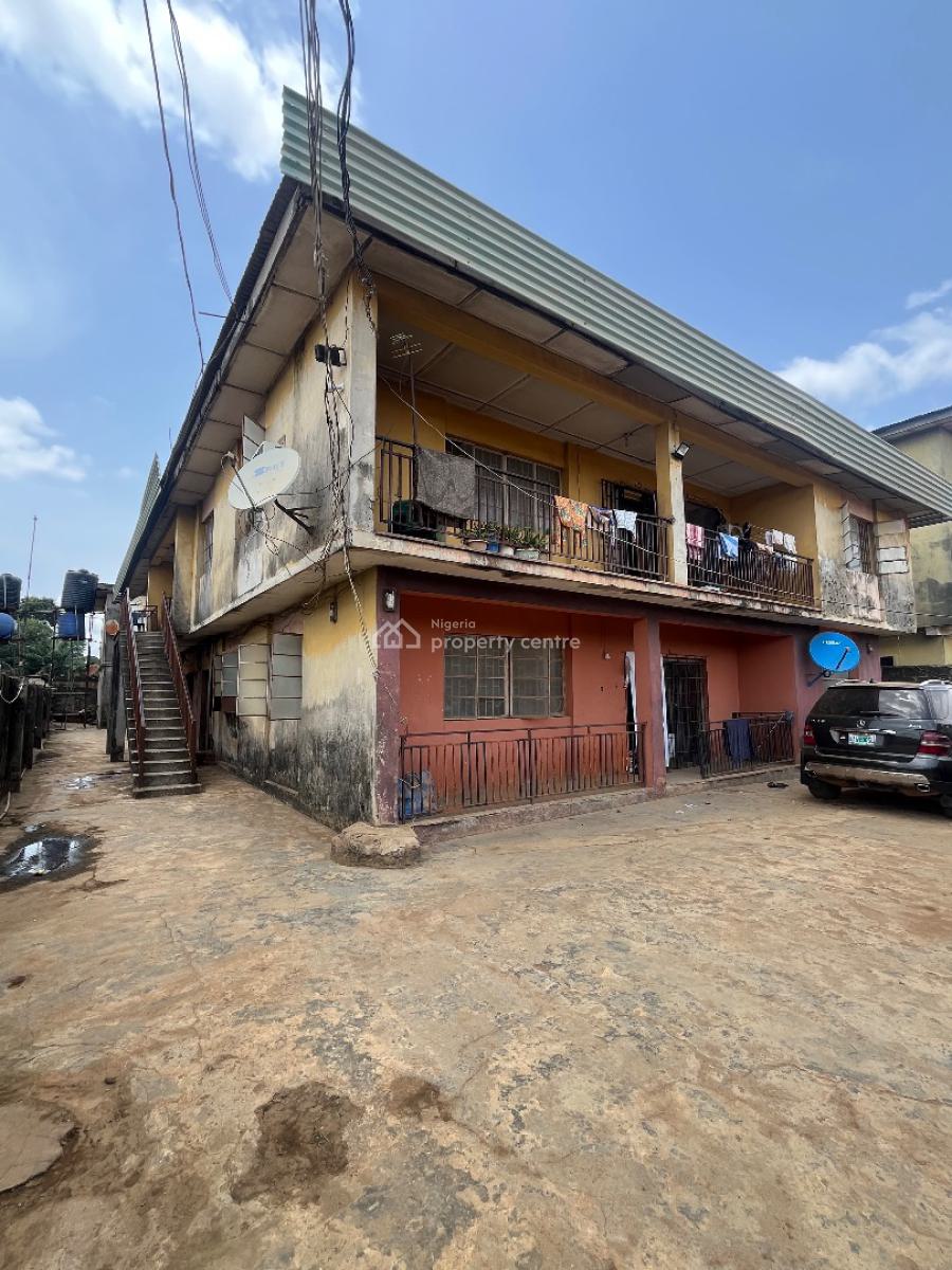 Block of 4 Flats with Out-house of 2 Flats, Olayinka Omiyale Road, Ejigbo, Lagos, Block of Flats for Sale