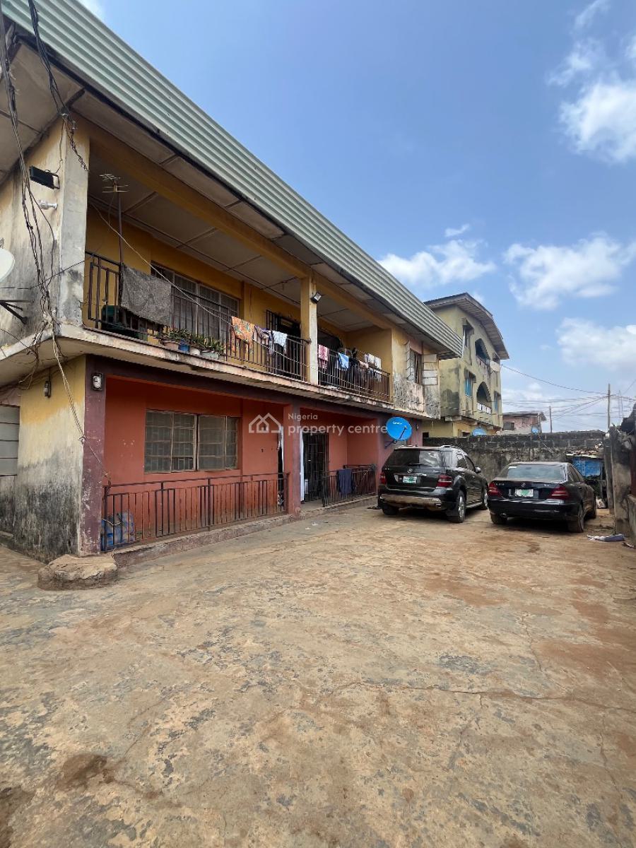 Block of 4 Flats with Out-house of 2 Flats, Olayinka Omiyale Road, Ejigbo, Lagos, Block of Flats for Sale