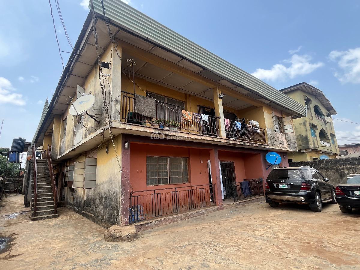 Block of 4 Flats with Out-house of 2 Flats, Olayinka Omiyale Road, Ejigbo, Lagos, Block of Flats for Sale