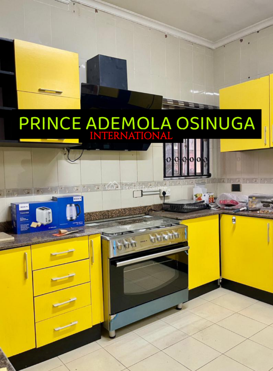 Furnished 4 Bedroom Semi Detached Terrace Styled House +pool+gym, Banana Island Estate, Banana Island, Ikoyi, Lagos, Terraced Duplex Short Let