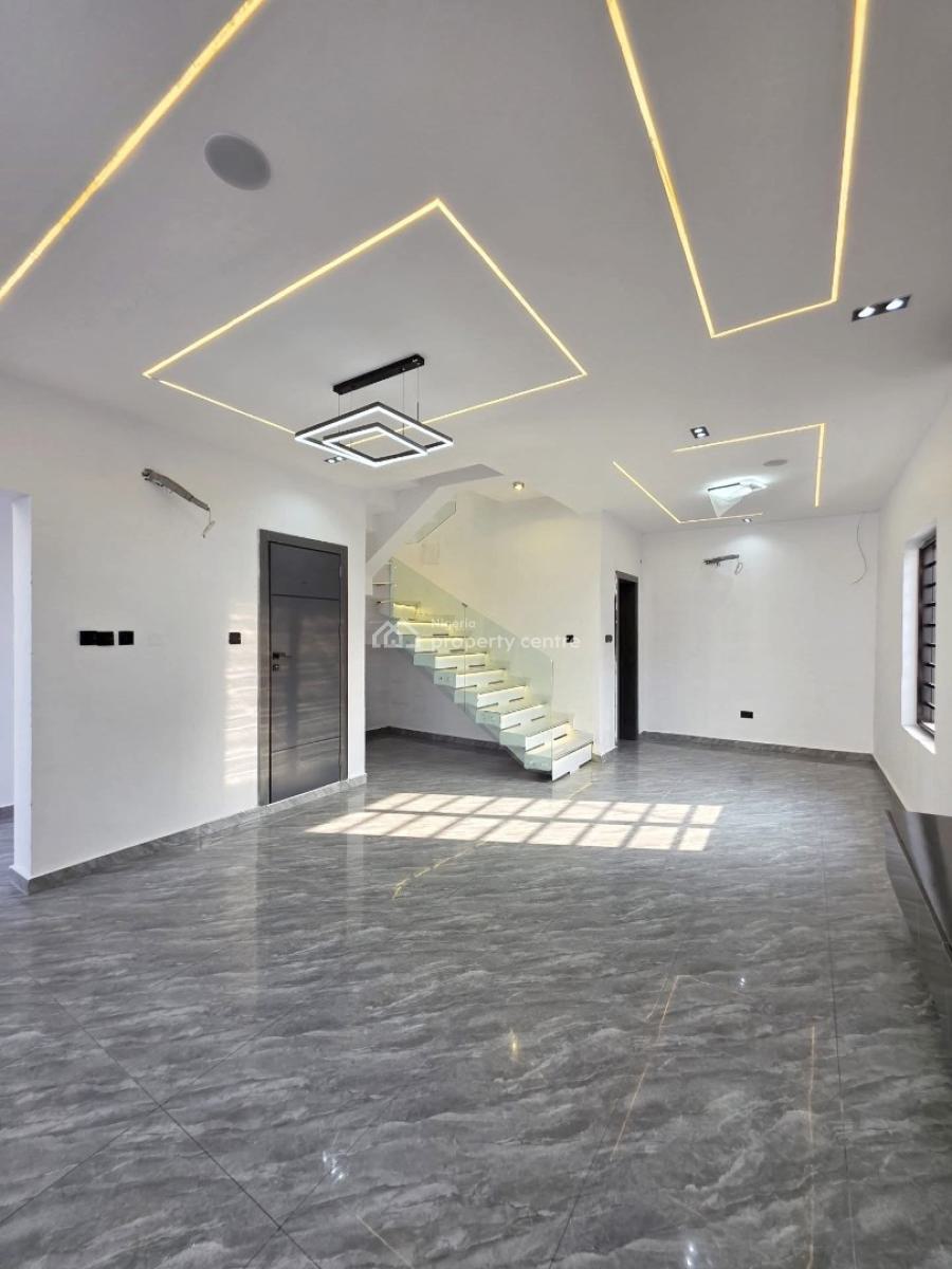 Stunning 4  Bedroom Semi-detached Triplex with a Bq and Swimming Pool, Orchid Road Lekki Lagos, Lekki, Lagos, Semi-detached Duplex for Sale