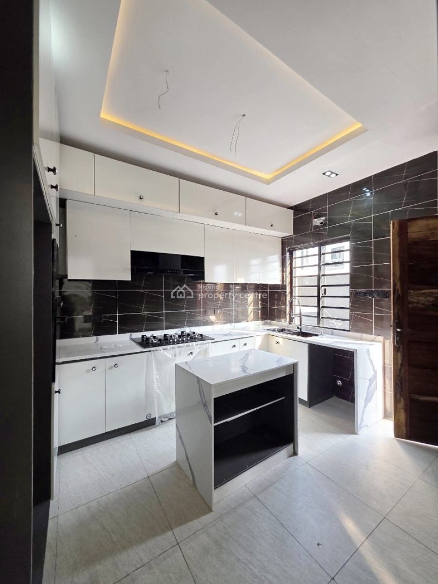 Stunning 4  Bedroom Semi-detached Triplex with a Bq and Swimming Pool, Orchid Road Lekki Lagos, Lekki, Lagos, Semi-detached Duplex for Sale