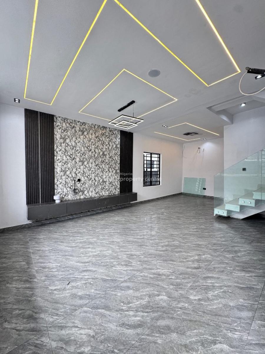 Stunning 4  Bedroom Semi-detached Triplex with a Bq and Swimming Pool, Orchid Road Lekki Lagos, Lekki, Lagos, Semi-detached Duplex for Sale