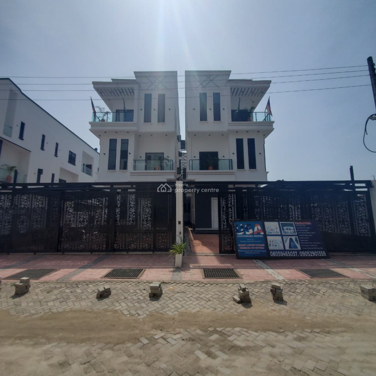 Excellent 5bedroom Duplex with a Bq and a Pool, Ikate, Lekki, Lagos, House for Sale